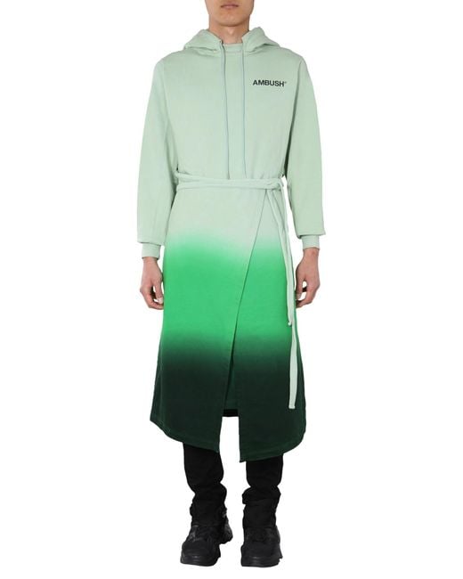 Ambush Green Hooded Dress for men