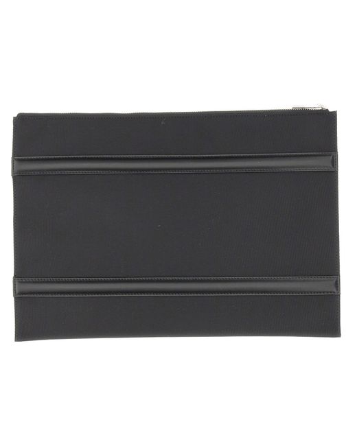 Portadocumenti uomo nylon di McQueen in Black da Uomo