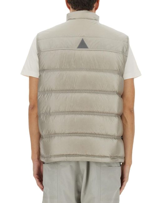 Gilet Imbottito "Nantu" di Moncler in Natural da Uomo