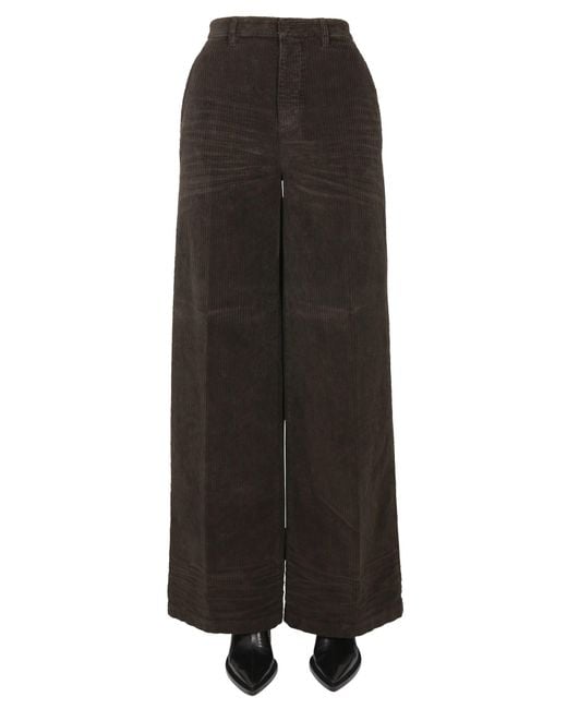 DSquared² Black Wide Leg Pants