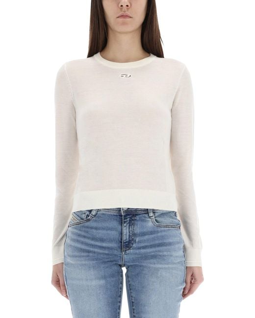 DIESEL White Jersey "M-Alinesa"