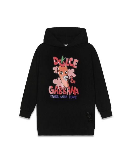 Dolce & Gabbana Black M/L Hooded Dress