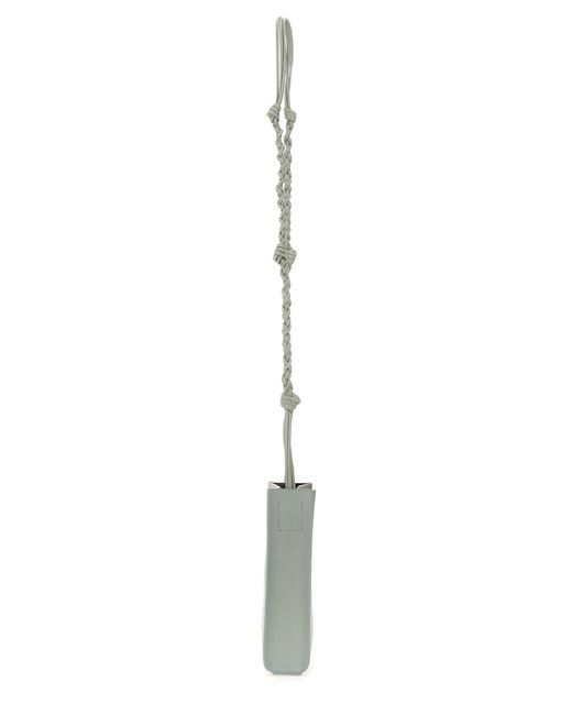 Borsa A Tracolla Tangle Small di Jil Sander in White da Uomo