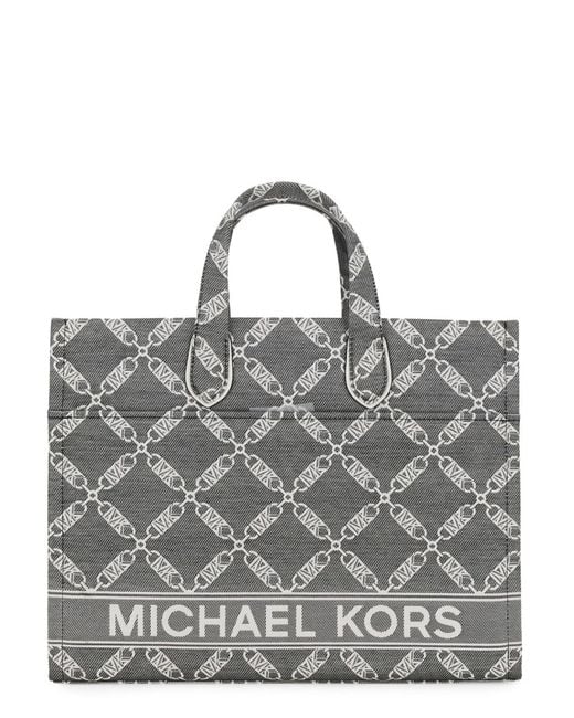 Borsa Tote Gigi Large di Michael Kors in Gray