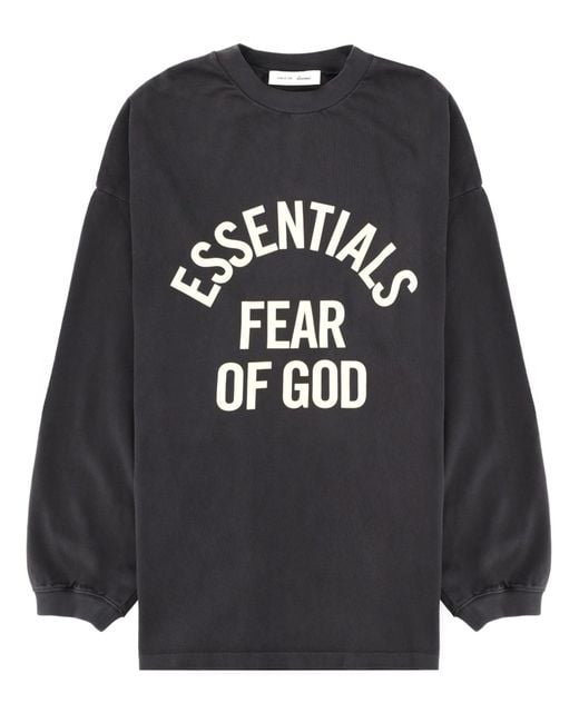 Fear Of God Black Sweatshirt Campus 90S