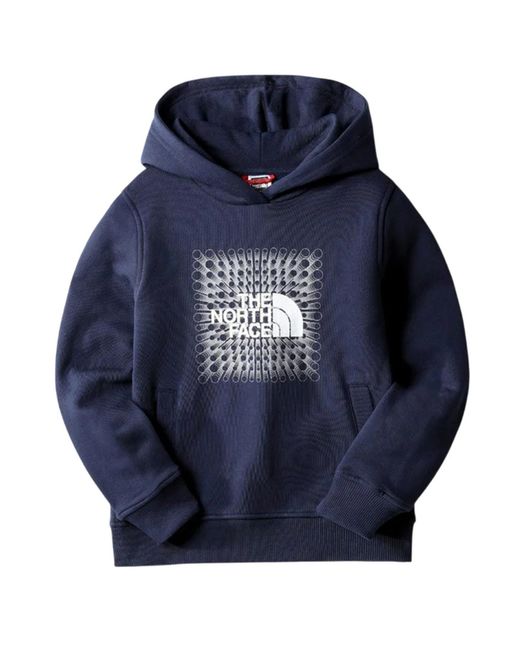 The North Face Blue "Box P/O" Sweatshirt