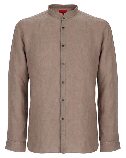 HUGO Brown Camicia for men