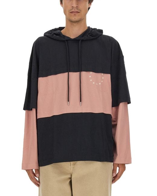 Etudes Studio Black Sweatshirt With Logo for men