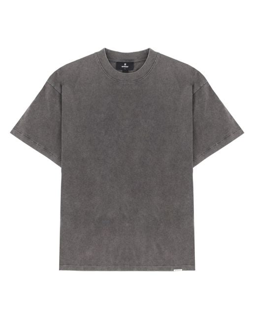 Represent Gray Solid Crew Neck T-Shirt for men
