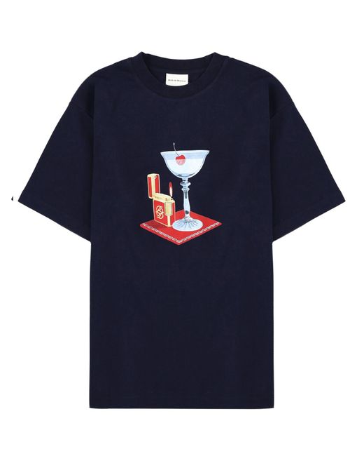 Drole de Monsieur Blue "Cocktail" T-Shirt for men
