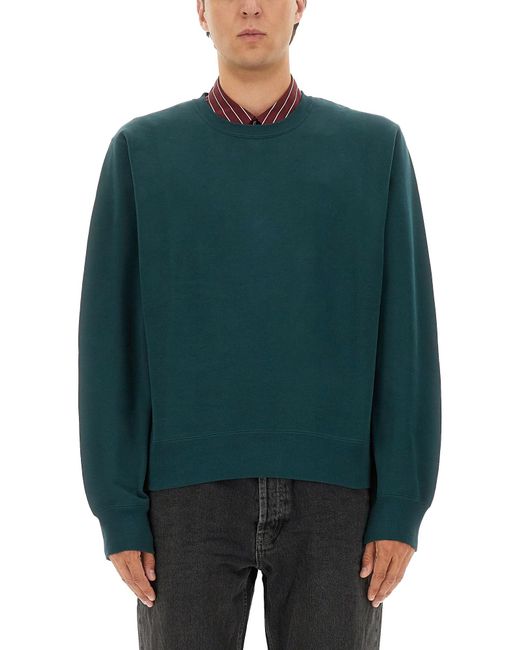 Saint Laurent Green Cassandre Sweatshirt for men