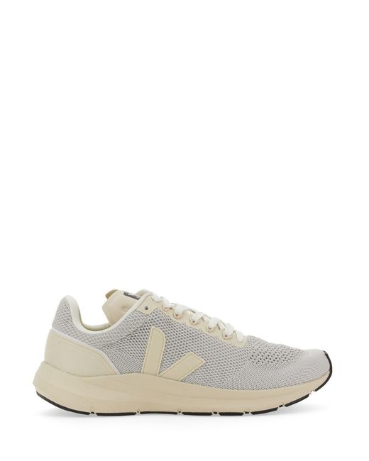 Veja White Modern Mesh Sneakers for men