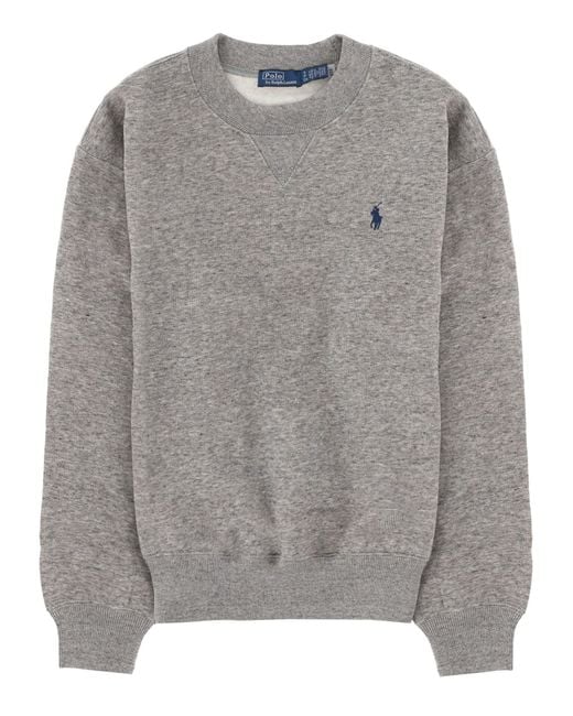 Polo Ralph Lauren Gray Felpa Con Logo
