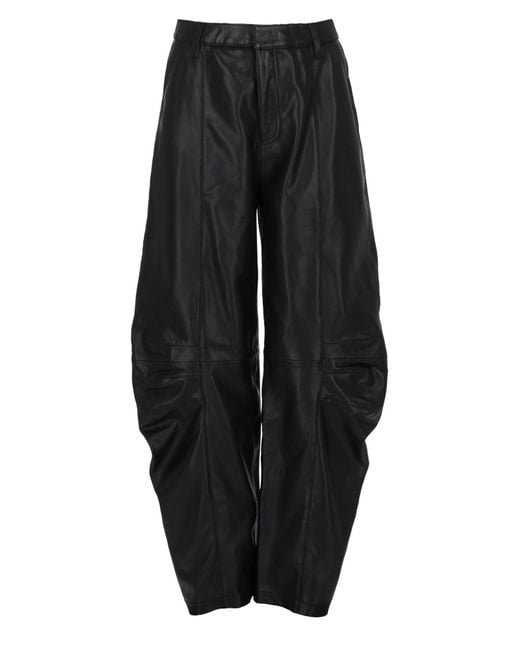 ROTATE BIRGER CHRISTENSEN Black Pantalone Cargo