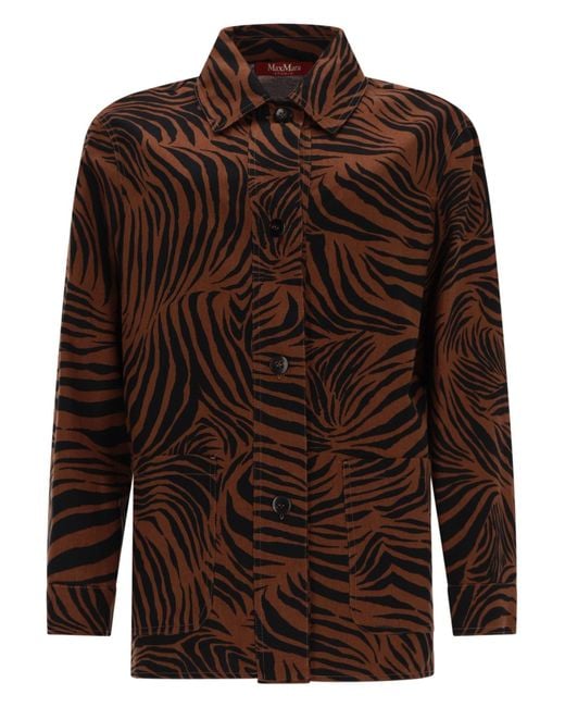 Max Mara Brown Camicia "Panino"