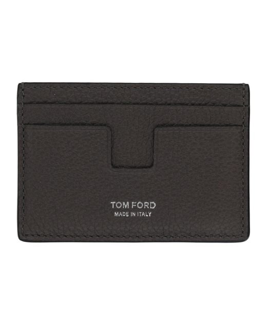 Tom Ford Black Portacarte Classico for men