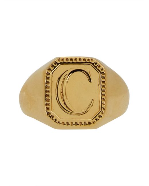 Anello "Charms" di Chloé in Metallic