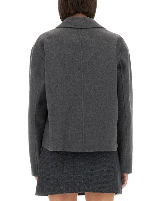 Giacca Cropped di Theory in Gray