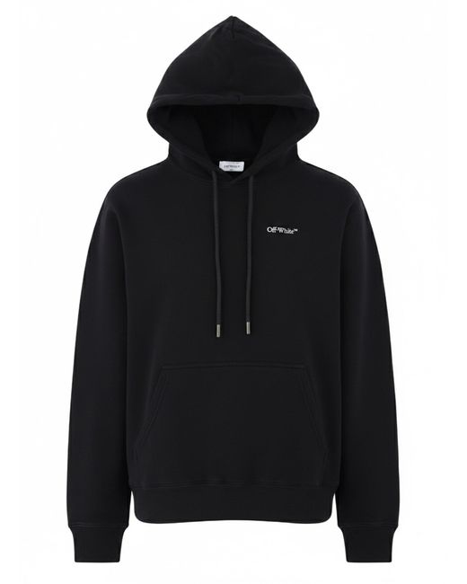 Off-White c/o Virgil Abloh Black Logo Pullover Hoodie for men