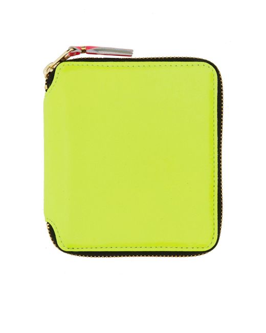 Portafoglio Super Fluo di Comme des Garçons in Green