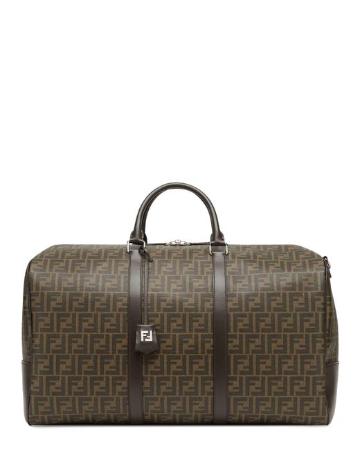 Fendi Brown Duffle Bag "large Duffle Ff" for men