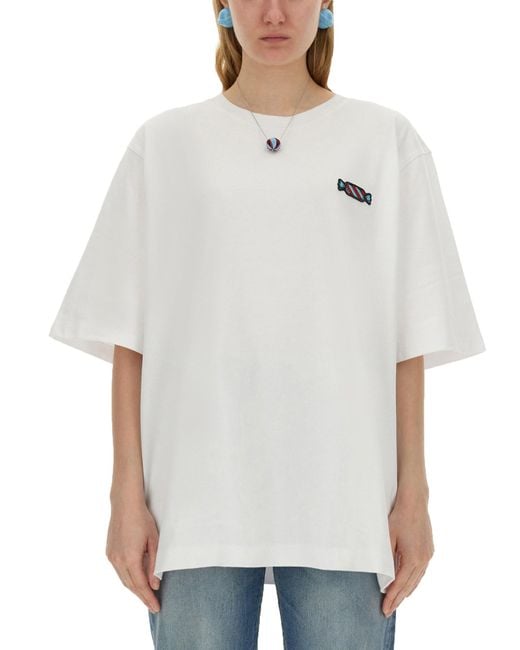 Fiorucci White Candy Patch T-Shirt