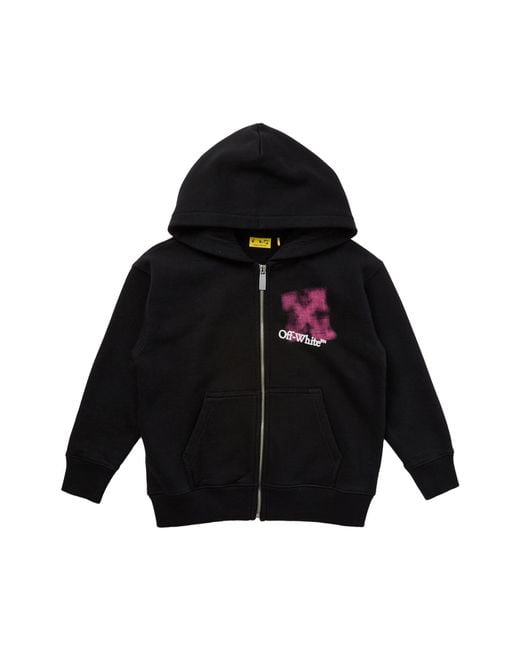 Off-White c/o Virgil Abloh Black "Arrowspray" Logo Sweatshirt