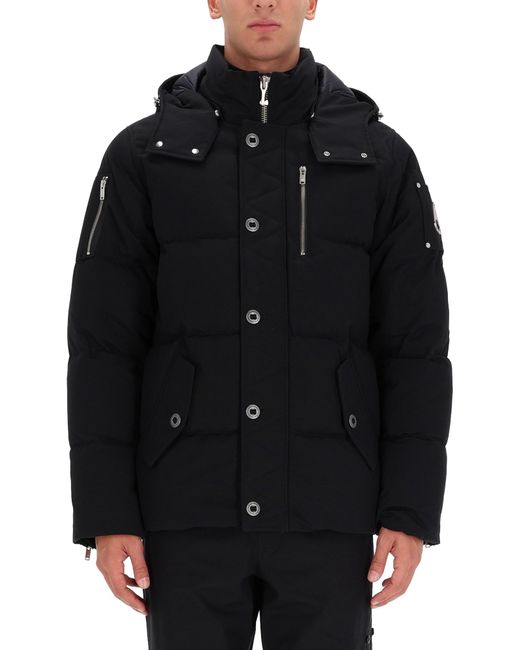 Moose Knuckles Black Padded Jacket for men