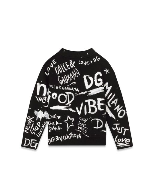 Felpa Girocollo di Dolce & Gabbana in Black