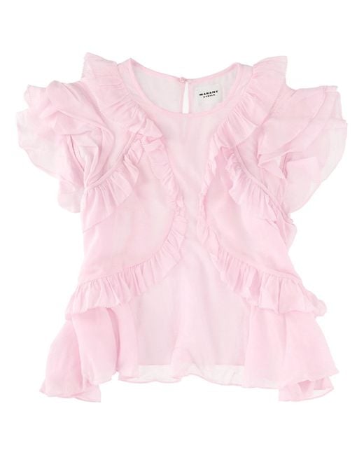 Isabel Marant Pink Top "Nalou"