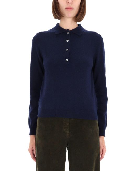 Aspesi Blue Polo Shirt Mod.3306