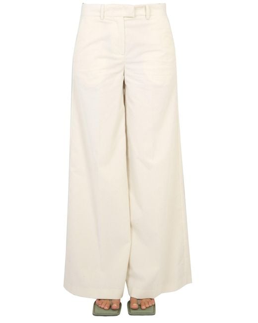 Ballantyne Natural Corduroy Palazzo Pants