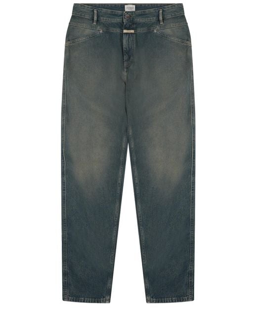 Closed Gray Tapered Jeans for men