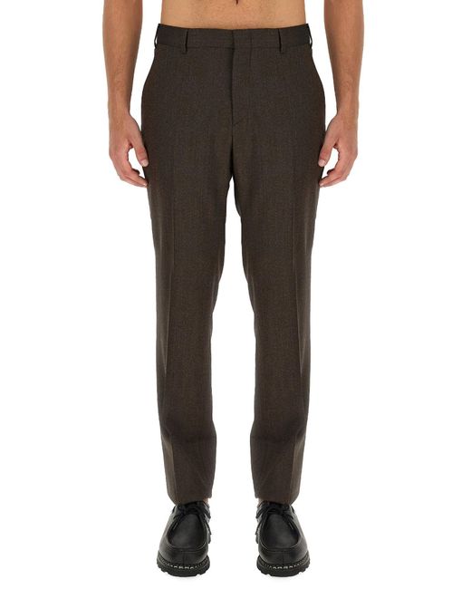 Brioni Black Slim Fit Pants for men
