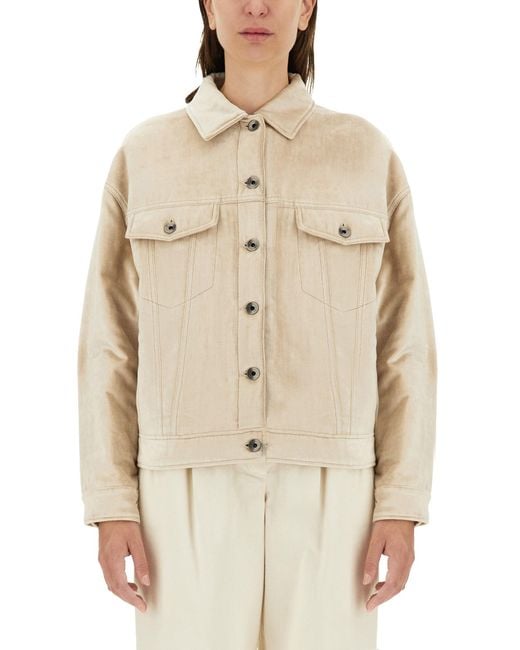 Brunello Cucinelli Natural Padded Jacket