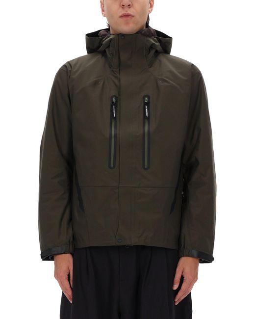 And Wander Gray Rain Jacket for men