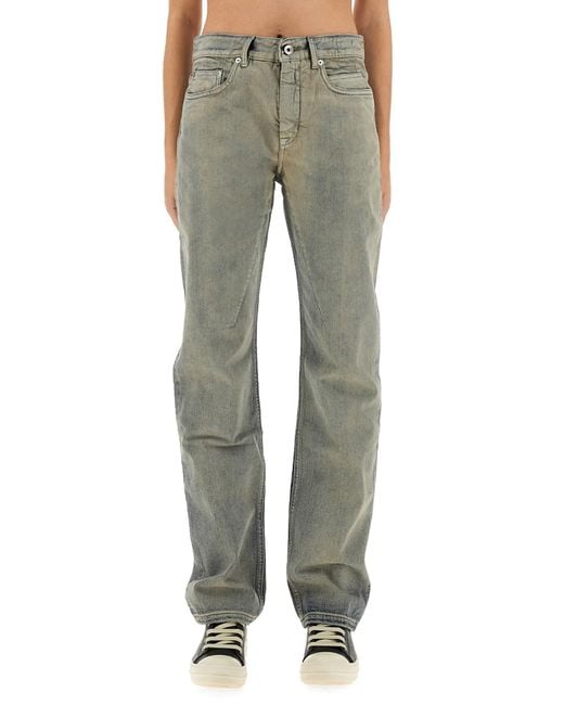 Rick Owens Green Pants "Concordians Fog Cut"
