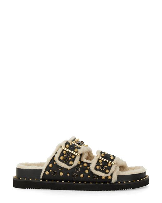 Ash Black Utah Bis" Sandal