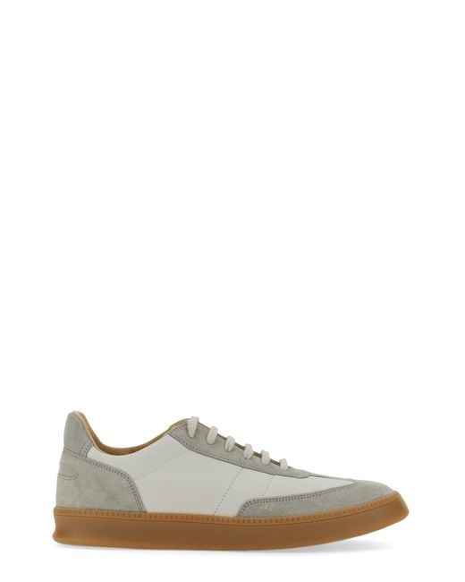 Spalwart White Smash Low Leather Sneaker