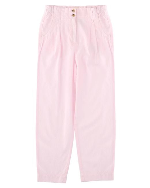 Bellerose Pink Trousers With Two Buttons