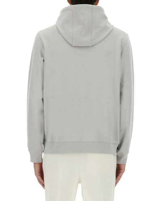 Felpa Con Logo di HUGO in Gray da Uomo