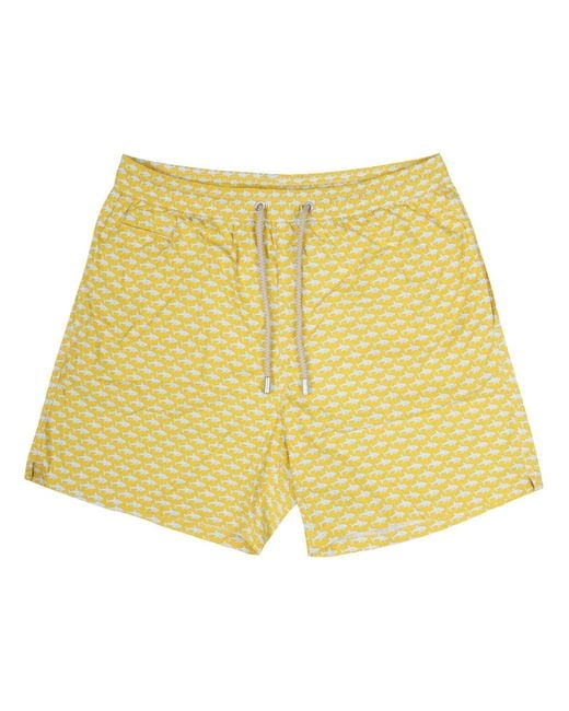 Mc2 Saint Barth Yellow Costume Da Bagno "Lighting" for men