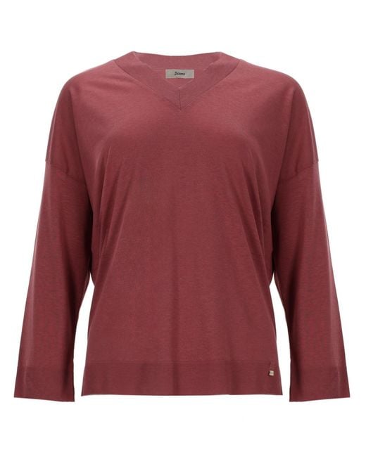 Herno Red Maglia