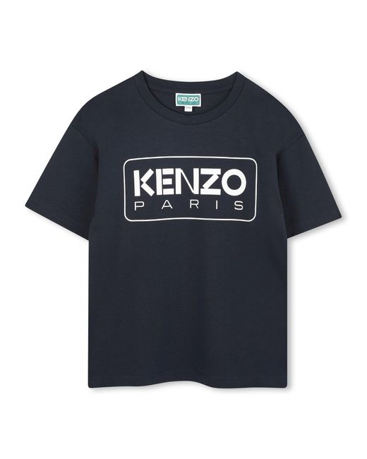 KENZO Blue T-Shirt With Logo
