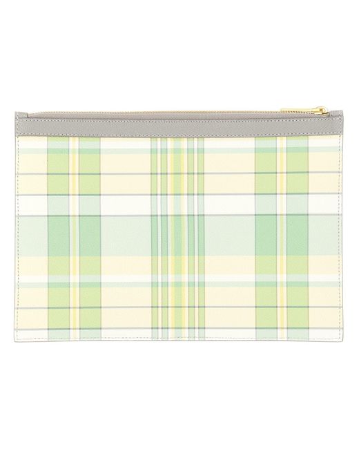 Porta Documenti Small di Thom Browne in White da Uomo