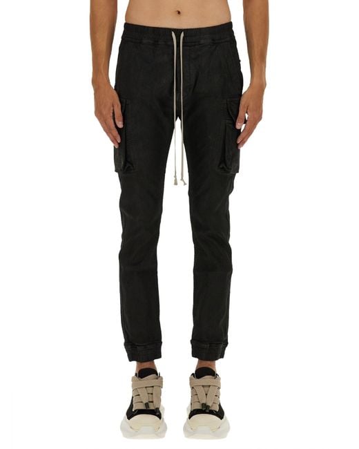 Rick Owens Black Mastodon" Jogger Pants for men