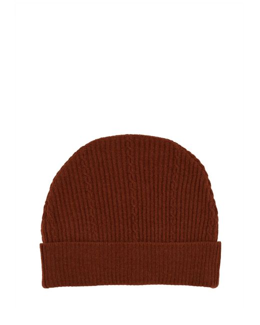 Knitted Beanie di Etro in Brown