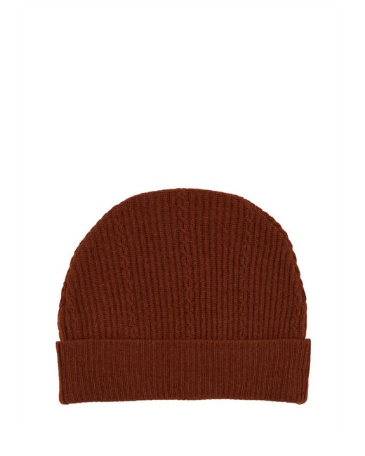Knitted Beanie di Etro in Brown