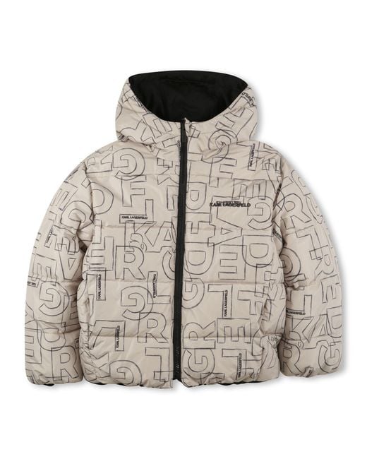 Karl Lagerfeld Natural Reversible Down Jacket