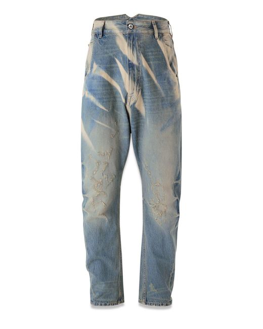 Vivienne Westwood Blue Tapered High Rise Jeans